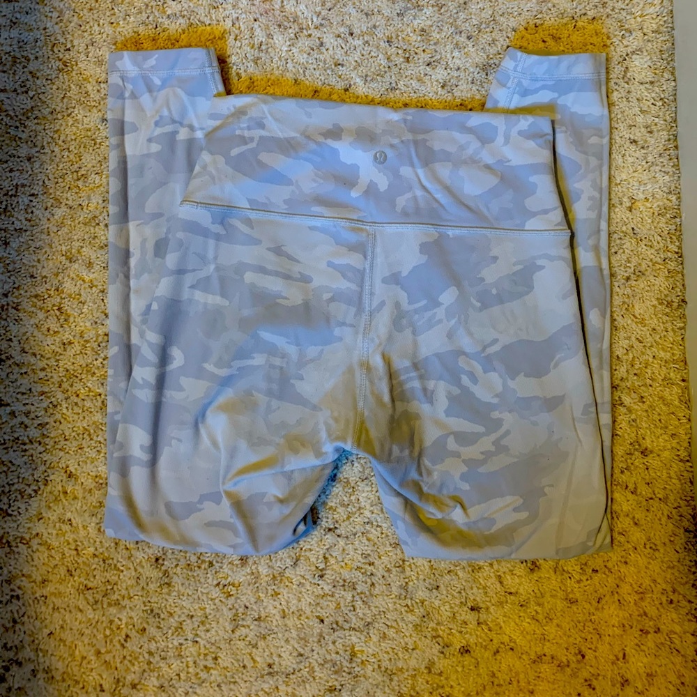 Lululemon leggings white camo or camouflage